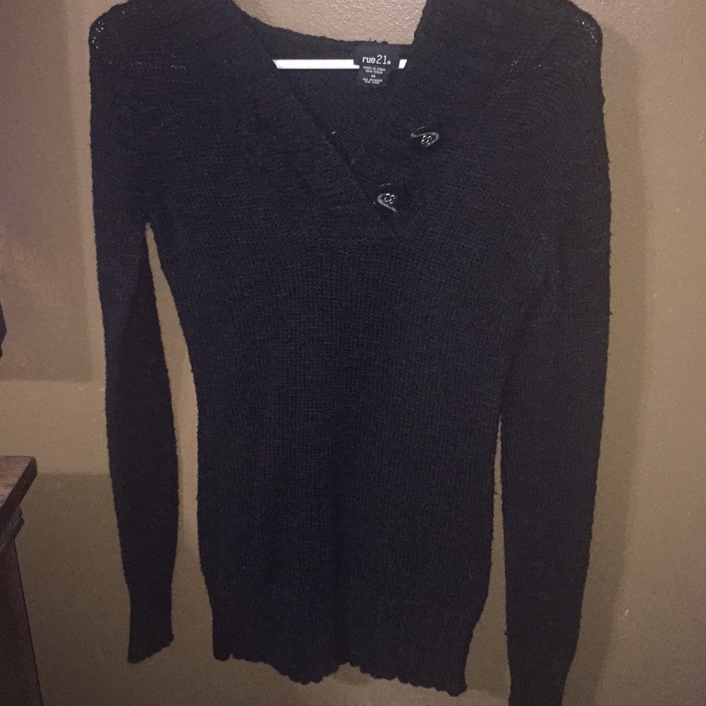 Black sweater